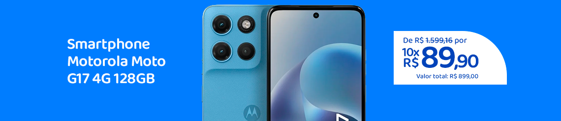 Ofertas da semana - Smartphone Motorola Moto G17