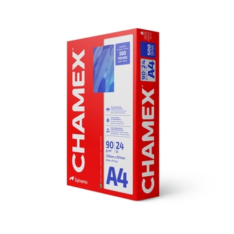 Papel Chamex A4 90g/m&sup2; 210mm x 297mm Su...